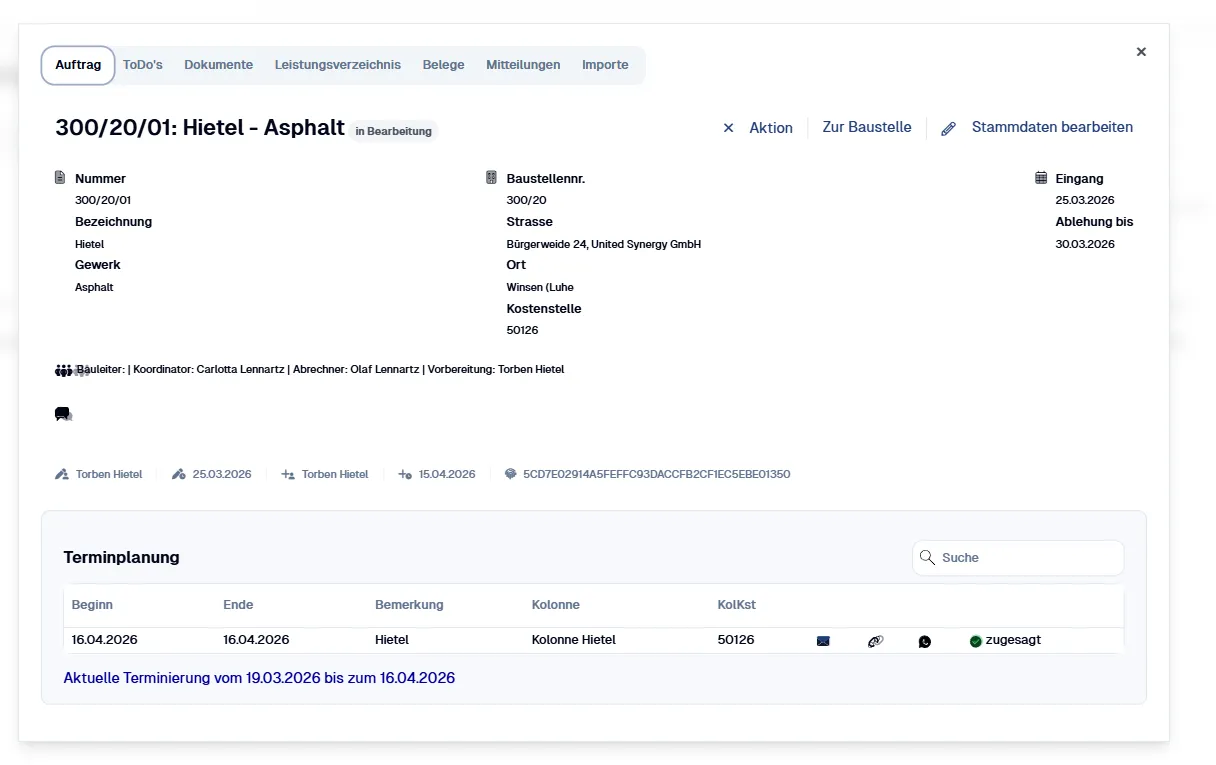 ServiceSyn — Screenshot